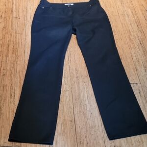 Dior By John Galiano 2003 Bondage Collection Black Cotton Trousers